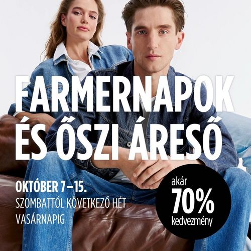 Farmernapok és őszi áreső a Premier Outlet Budapestben akár 70%-os kedvezménnyel október 7. és 15. között!👖🍂 Sok-sok...